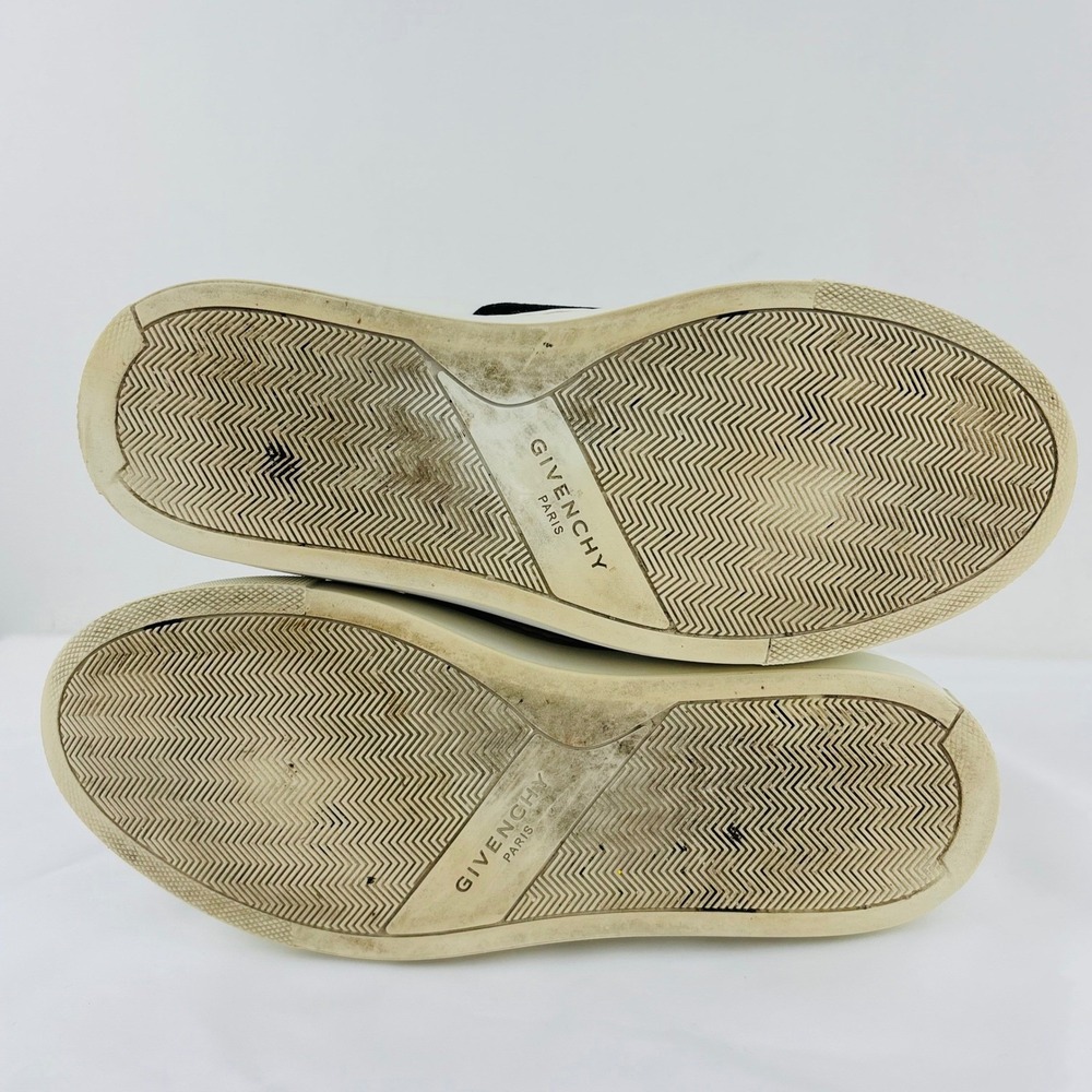 Givenchy Urban Street Knot White Black Logo Low Top Sneakers Shoes 5.5M/7W - Picture 8 of 12